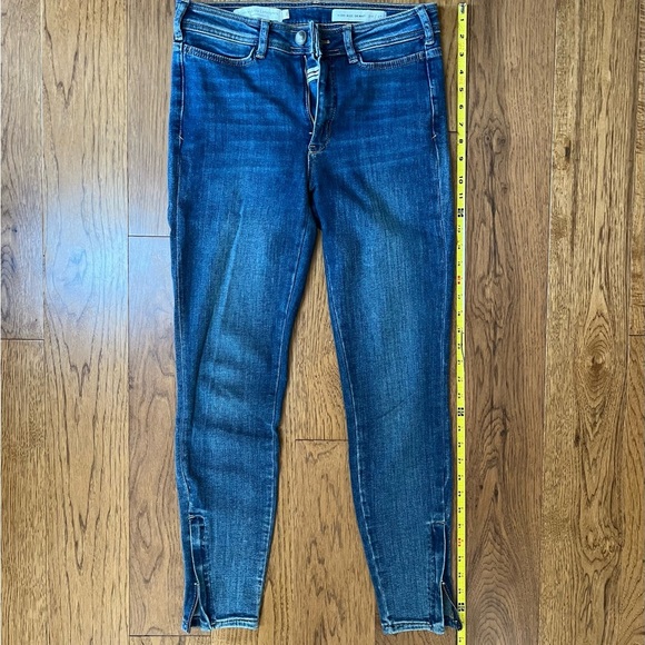 Pilcro and the Letterpress Anthropologie High Rise Skinny Ankle Cropped Jeans - Picture 5 of 10